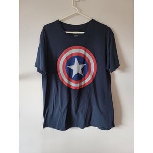 Marvel Captain America T-shirt Men Large 100% Cotton